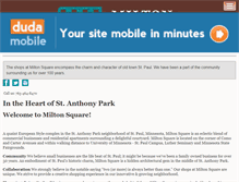 Tablet Screenshot of milton-square.com
